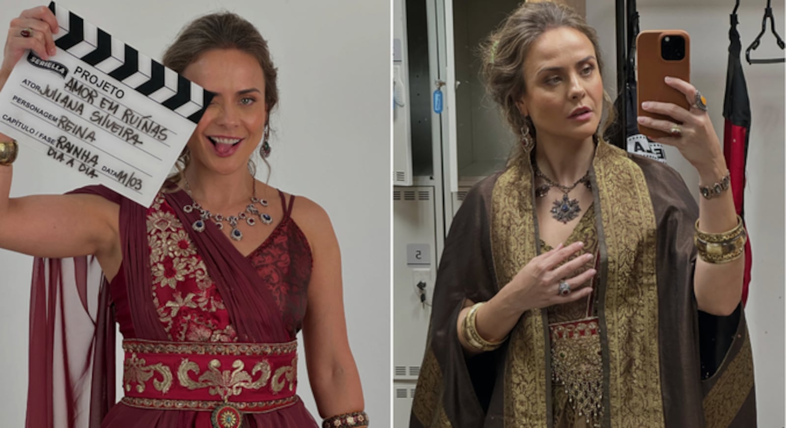 Juliana Silveira se despede de Reina, sua personagem em Amor em Ruínas Reprodução/ Instagram @julianasilveiraatriz
