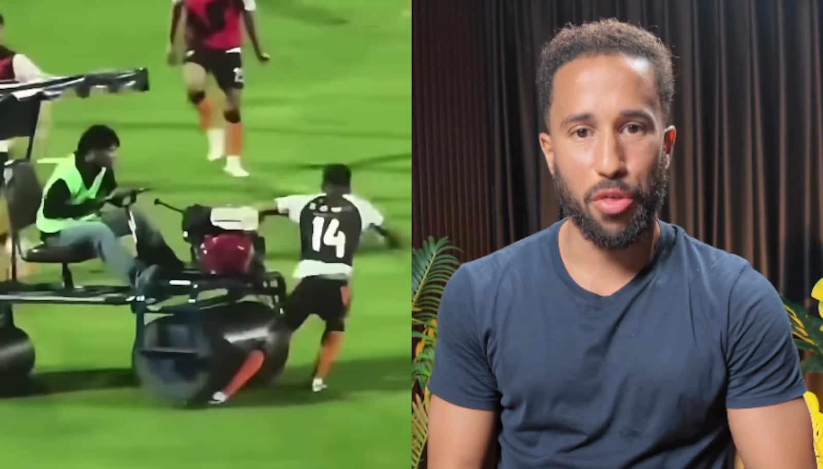 Andros Townsend já jogou na Premier League e na seleção inglesa Reprodução/Instagram/@androstownsend