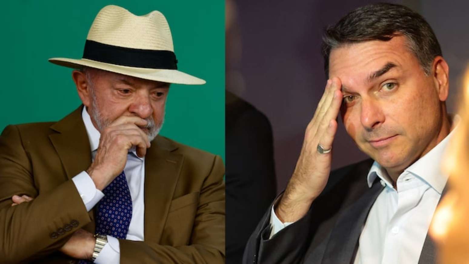 O presidente Lula e o senador Fl&aacute;vio Bolsonaro lideram as pesquisas de inten&ccedil;&atilde;o de voto &agrave; Presid&ecirc;ncia.