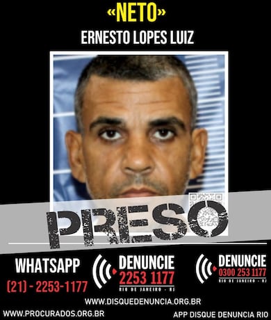 Foragido condenado a 27 anos de prisão por tráfico e roubo é preso em Anchieta, no Rio