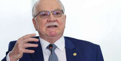 Presidente do Supremo Tribunal Federal, Edson Fachin, participa de cerimônia no Palácio do Planalto, em Brasília 4 de setembro de 2026 REUTERS/Adriano Machado Foto: Reuters