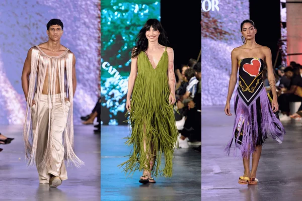 Franjas e movimento são tendência nos desfiles do Metrópoles Catwalk