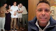 Ronaldo Fen&ocirc;meno se desculpa com amigos ap&oacute;s festa de anivers&aacute;rio de 50 anos: 'Era para ser pequena'