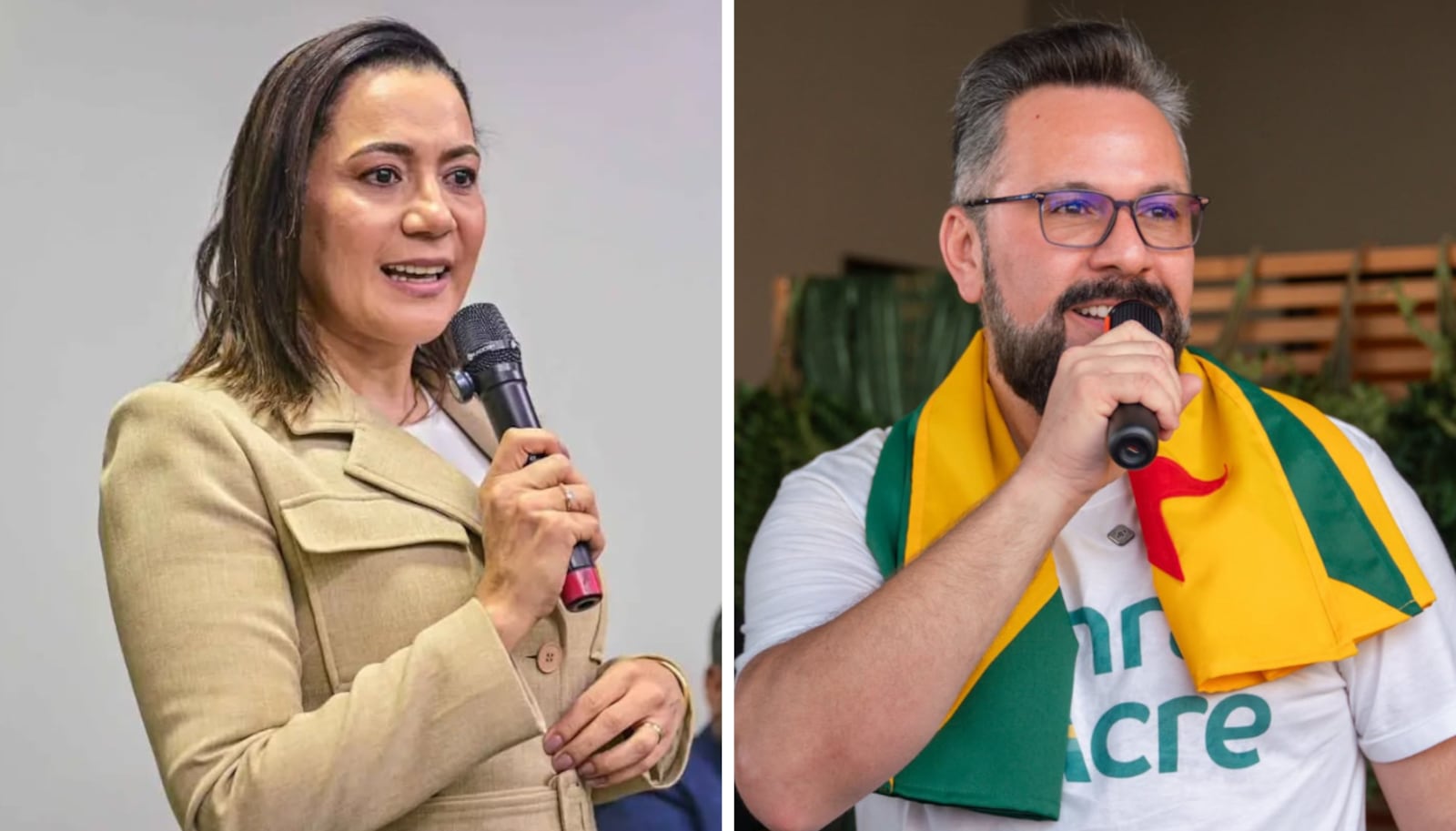 Mailza Assis e Alan Rick Montagem: Mailza Assis 12.05.2026 e e Alan Rick 4.09.2026