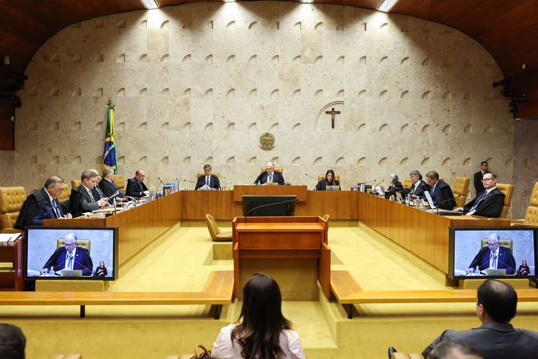 STF tem bate-bocas, placar dividido e pedido de vista de Dino em 1º julgamento sobre Moraes e Vorcaro