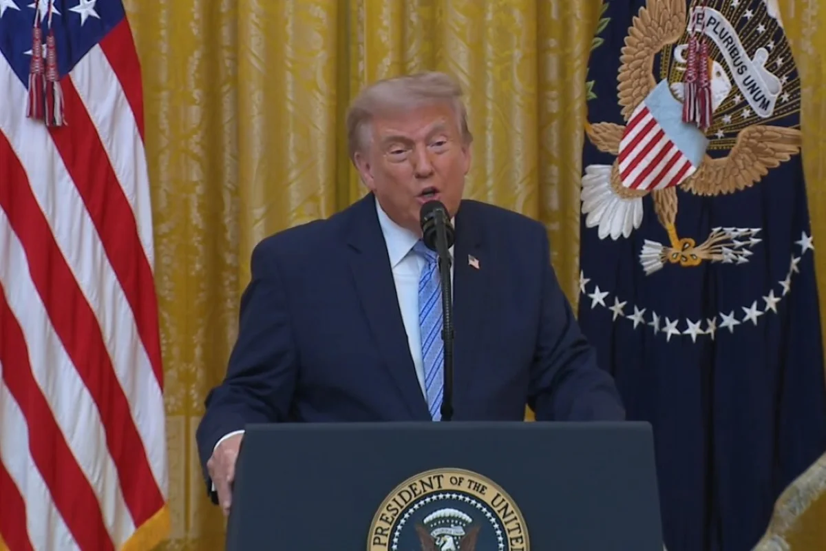 Imagem colorida mostra Donald Trump - Metrópoles