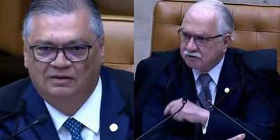 Dino e Fachin Foto: Reprodução/STF