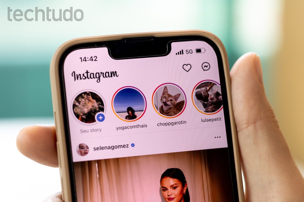 Foi marcado no Instagram? Agora o post pode aparecer na grade do seu perfil — Foto: Mariana Saguias/TechTudo