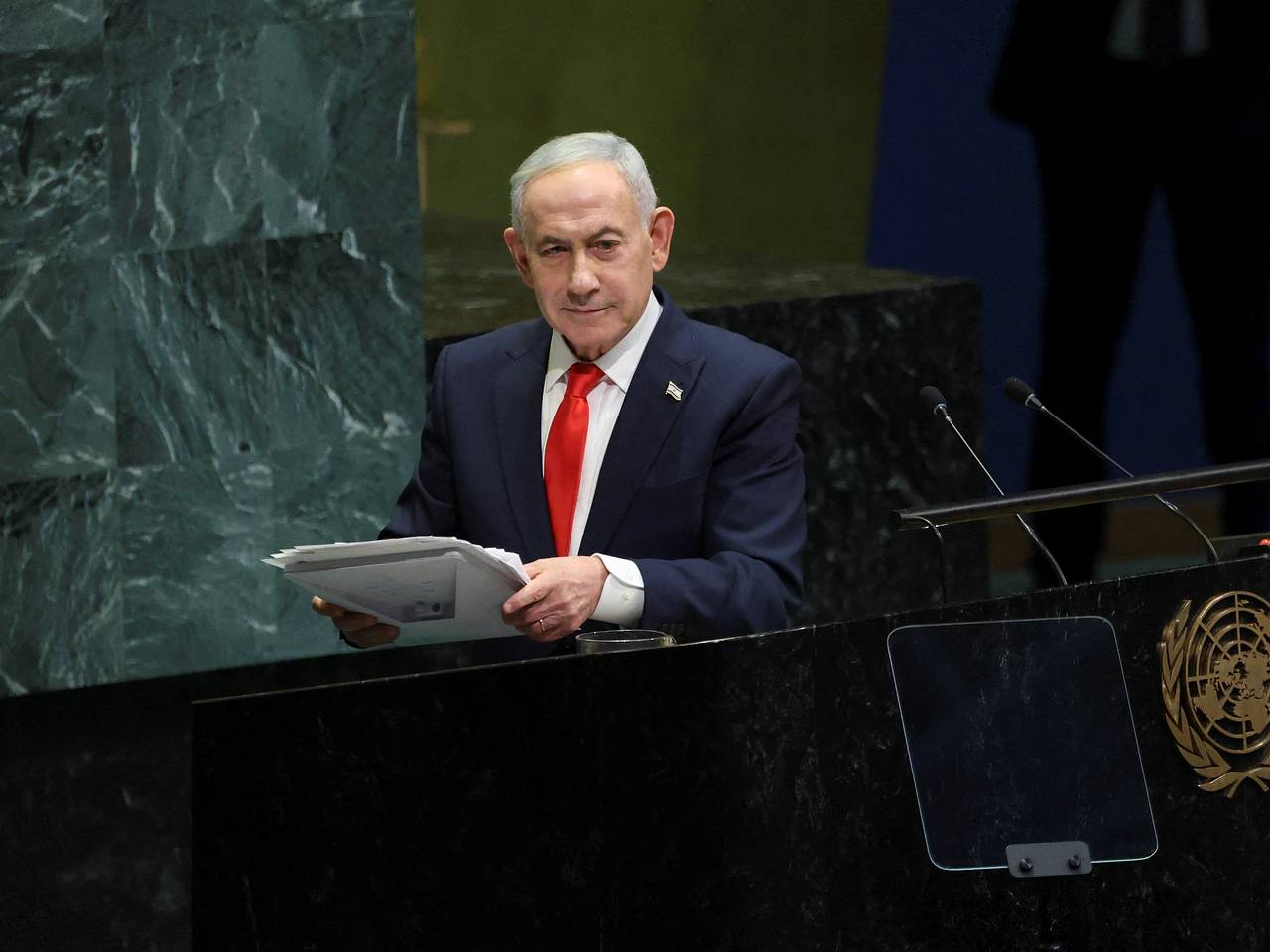 Netanyahu exibiu-se orgulhoso com seu pager na ONU