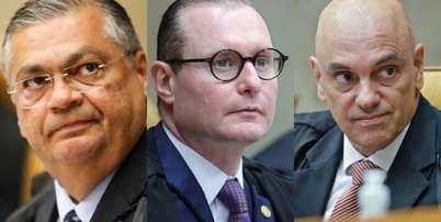 Ministros do STF Fl&aacute;vio Dino, Cristiano Zanin e Alexandre de Moraes. Foto: Wilton Junior/Estad&atilde;o, Antonio Augusto/STF e Fellipe Sampaio/STF / Estad&atilde;o