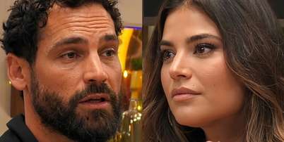Cristian foi sincero ao relatar suas experi&ecirc;ncias sexuais com outros homens e Lidia optou por continuar a conhec&ecirc;-lo para eventual relacionamento Foto: Reprodu&ccedil;&atilde;o/TV