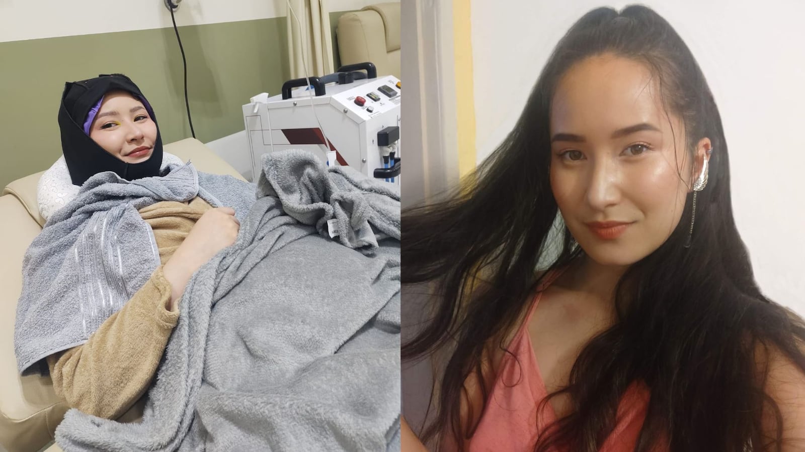 Nayra sempre amou o cabelo longo. Com a crioterapia, conseguiu preservar os fios durante o tratamento. Arquivo pessoal/Nayra Kim