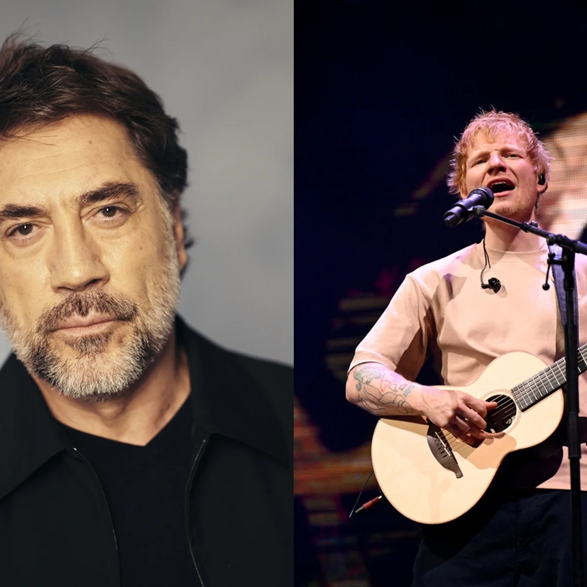 Javier Bardem puxa boicote contra Ed Sheeran por polêmica com a Palestina