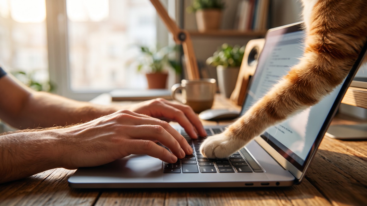 Veterinários explicam por que o gato dorme em cima do teclado e não ao lado, e por que trocar o notebook de lugar não resolve nada