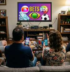 Redes de TV sofrerão forte impacto com a perda das receitas publicitárias das bets Foto: Ilustração criada por IA