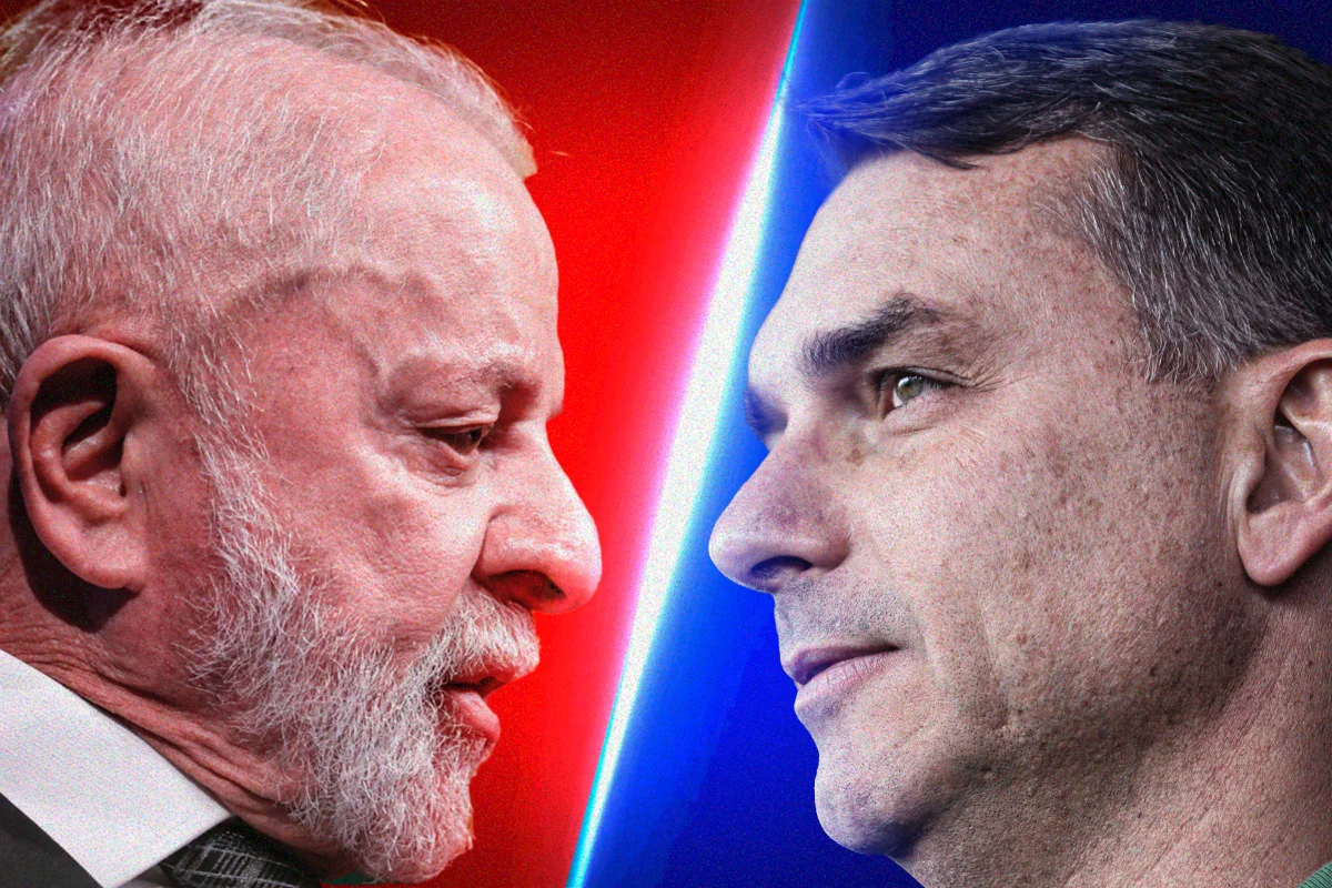 Imagem da matéria: Lula e Flávio se apegam a pesquisas distintas para sustentar favoritismo
