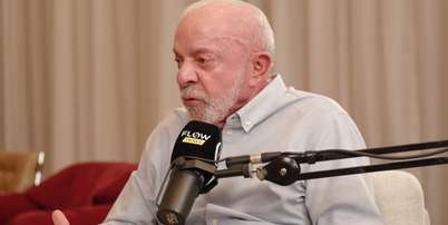 Lula no podcast Flow: cr&iacute;ticas &agrave; Globo pelo formato do debate e por supostamente privilegiar outro candidato Foto: Reprodu&ccedil;&atilde;o