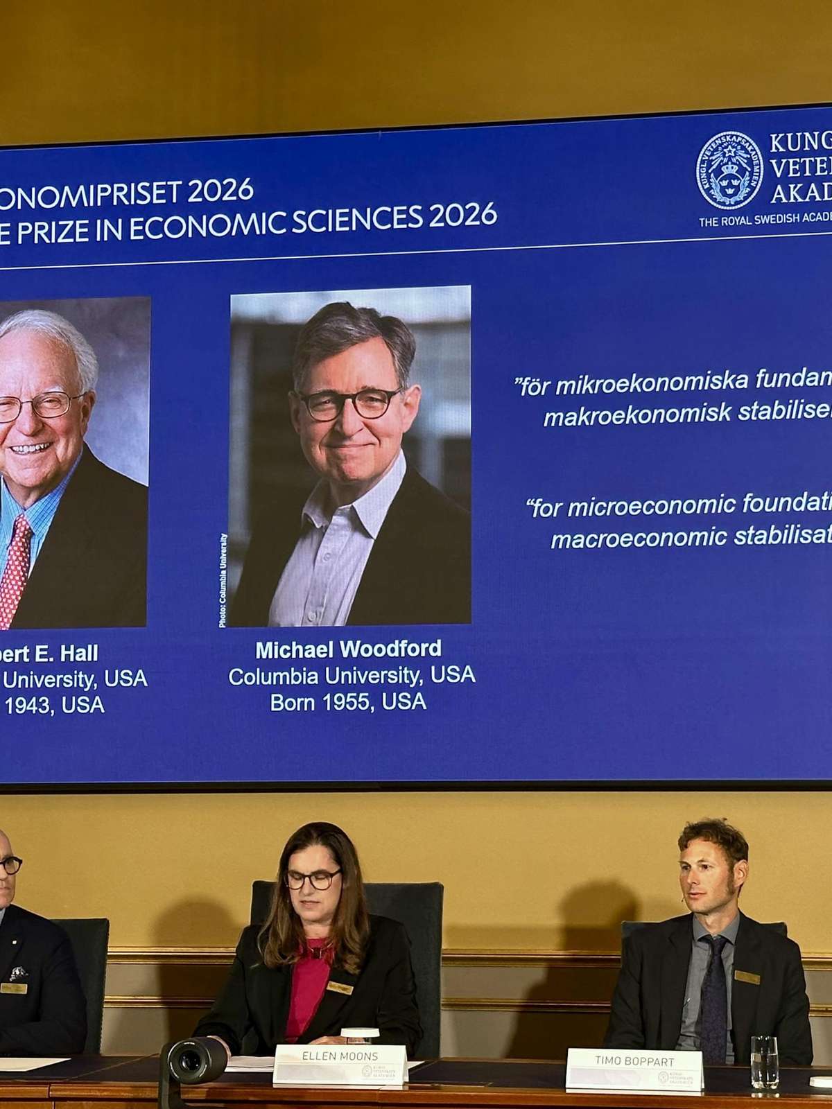 Nobel de Economia premia estudo sobre estabilidade econômica