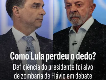 Como Lula perdeu o dedo? Deficiência do presidente foi alvo de zombaria de Flávio em debate
