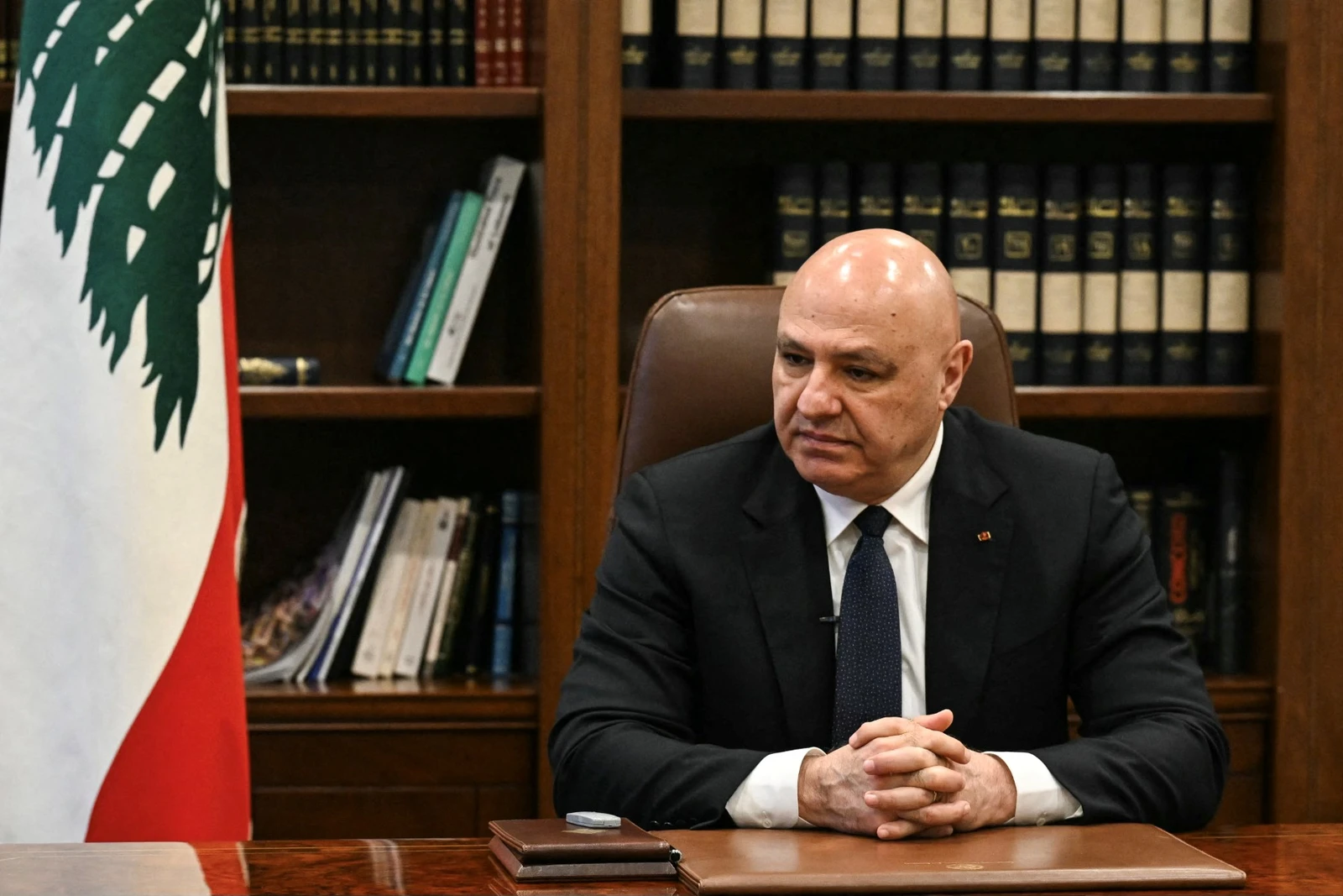 Lebanese president says negotiations are alternative to war with Israel