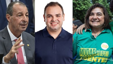 AM: Omar Aziz tem 38% de votos válidos no 1º turno; Cidade e Maria do Carmo têm 25% cada