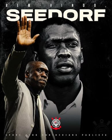 A mais insensata aposta do Corinthians. Seedorf é o novo técnico. Não era treinador há sete anos. Foi a 7ª opção. Memphis o indicou. Medo da Série B aumenta