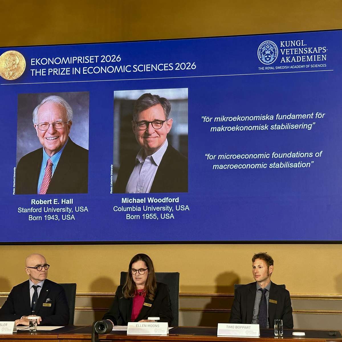 Nobel de Economia premia estudo sobre estabilidade econômica