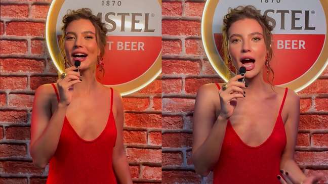 Alanis Guillen grava cena de 'amor intenso em grupo' para novela; MC Cabelinho, Rodrigo Simas e mais, veja quem participou