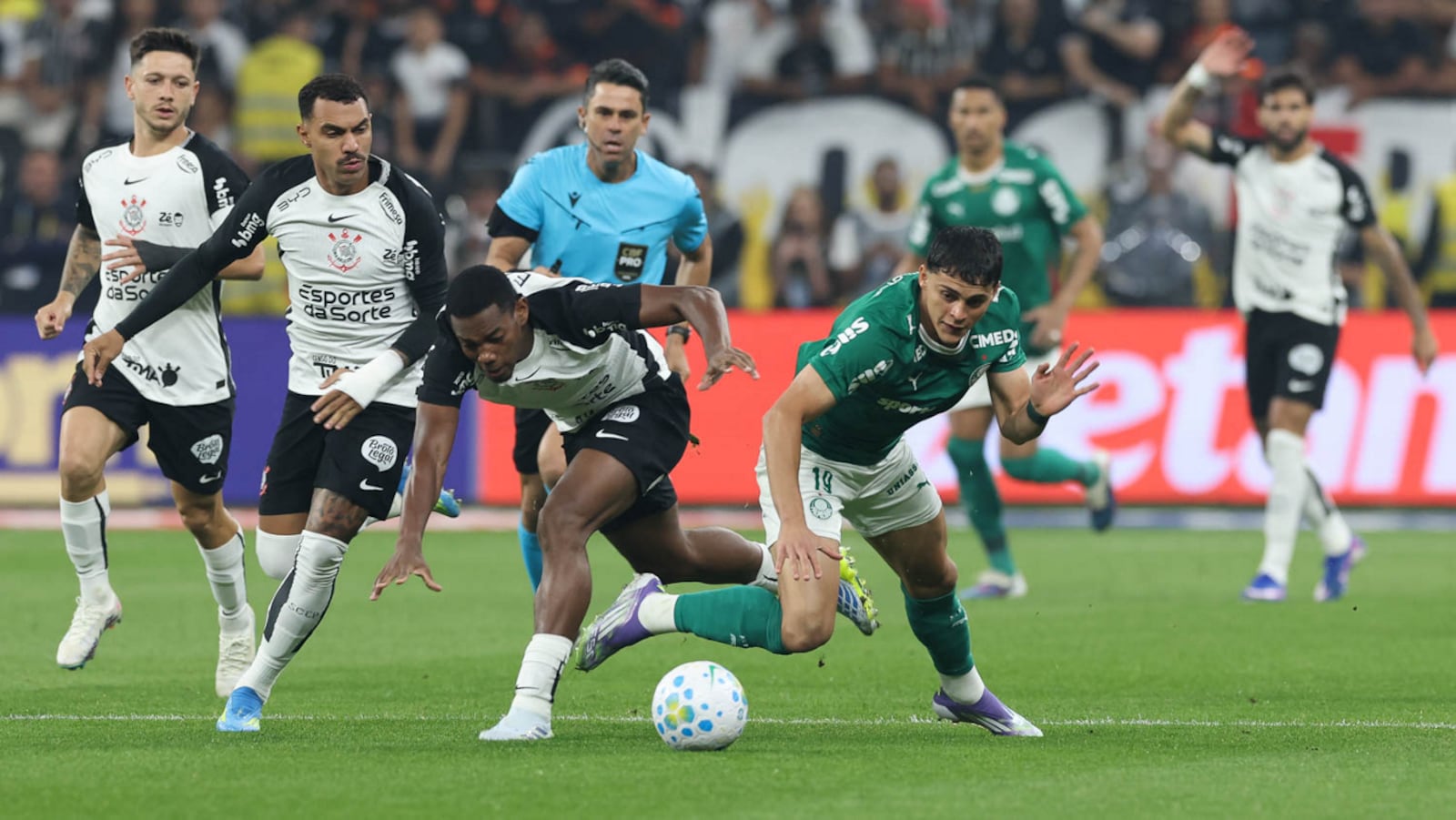 Dérbi terminou em empate de 0 a 0 no jogo do primeiro turno do Brasileirão Cesar Greco/Palmeiras