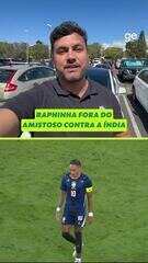 Desfalque importante! Raphinha está fora do amistoso contra a Índia