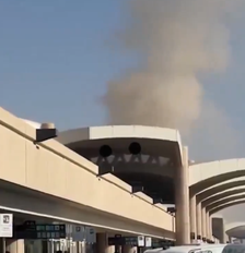 Arábia Saudita confirmou ataque a aeroporto de Riad no sábado, 10, que deixou feridos e suspendeu voos Foto: Reprodução / X