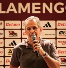 Foto: BAP, presidente do Flamengo, em entrevista ( Gilvan de Souza/Flamengo) / Gávea News