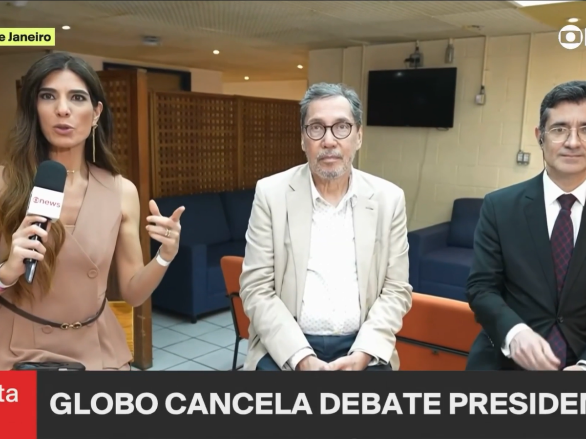 Câmera de Sadi tomba ao vivo na GloboNews em meio a caos de cancelamento do debate