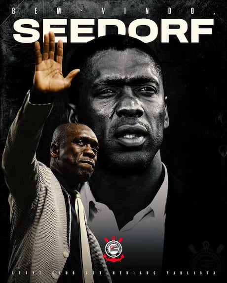 A mais insensata aposta do Corinthians. Seedorf é o novo técnico. Não era treinador há sete anos. Foi a 7ª opção. Memphis o indicou. Medo da Série B aumenta