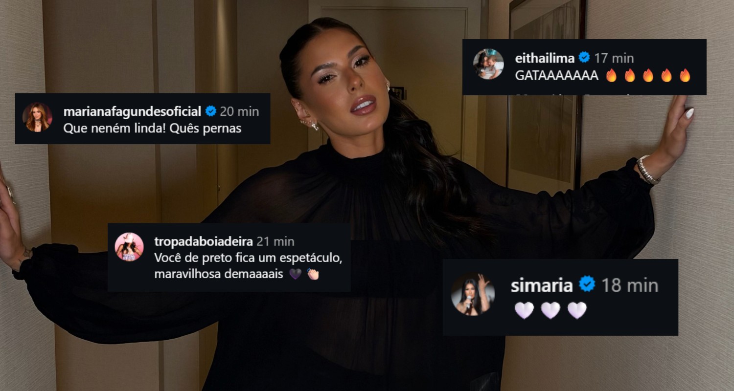 Com look transparente, Ana Castela se prepara para curtir a noite em São Paulo e fãs se derretem: 'Espetáculo'