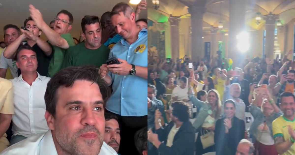 Antes de derrota, Pablo Marçal e Eduardo Bolsonaro comemoraram virada de Flávio