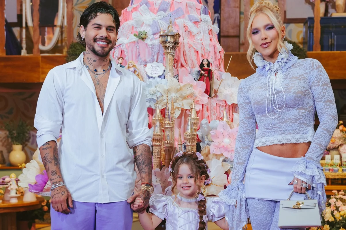 Virginia e Zé Felipe celebram aniversário de Maria Flor em família. Fotos