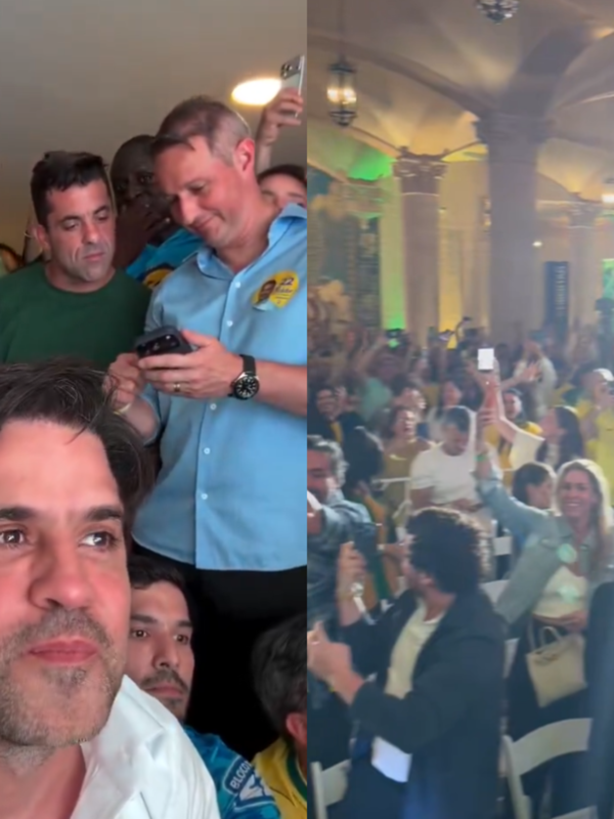 Antes de derrota, Pablo Marçal e Eduardo Bolsonaro comemoraram virada de Flávio