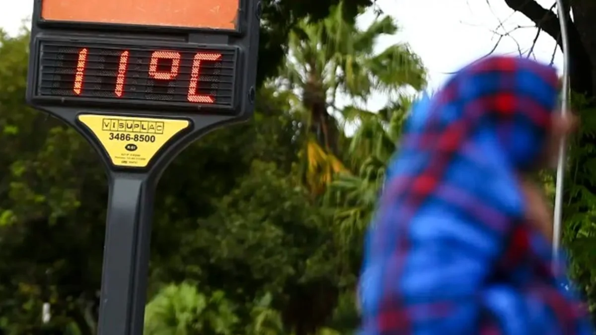 Clima: frente fria derruba termômetros no Sul e leva chuvas ao Sudeste