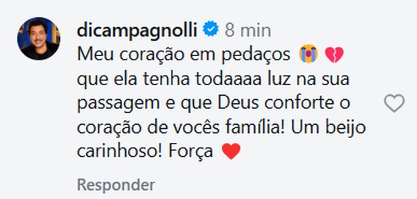Famosos lamentam morte de Lua Blanco aos 39 anos