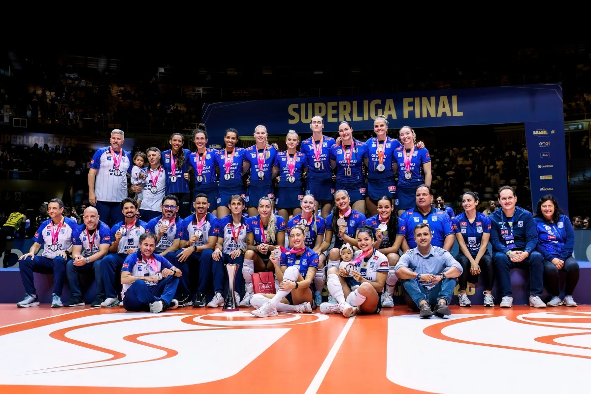 Minas Tênis Clube, vice-campeão da Superliga Feminina de Vôlei