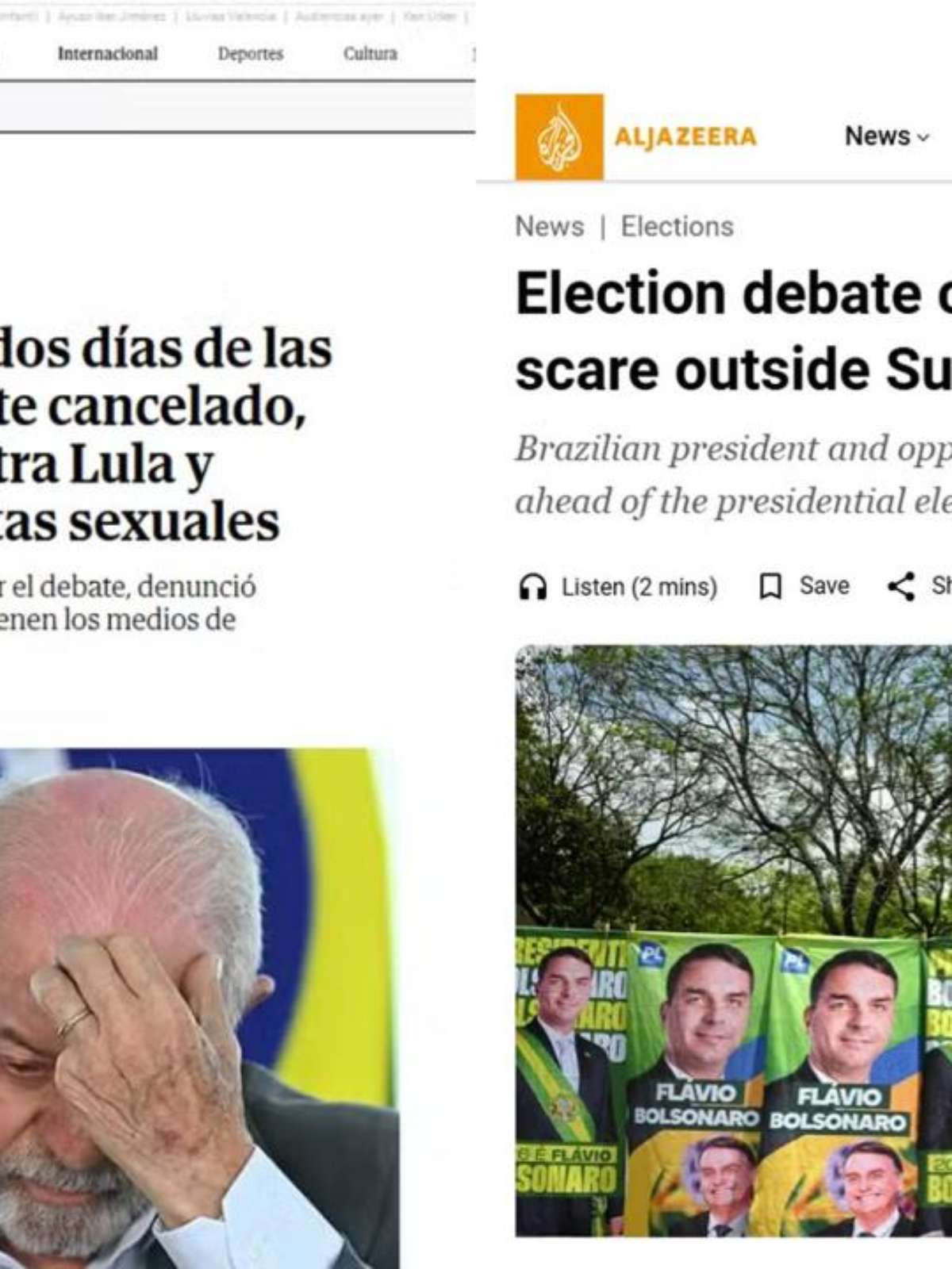 ‘Caos’, ‘táticas sujas’ e ‘interferência indevida’: imprensa internacional repercute cancelamento de debate da Globo